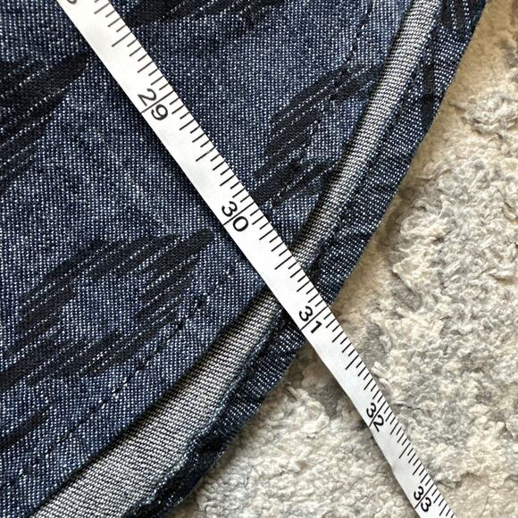 Stetson Men's Aztec Printed Denim Long Sleeve Snap Button Up Shirt‎ Size Medium - Picture 9 of 10